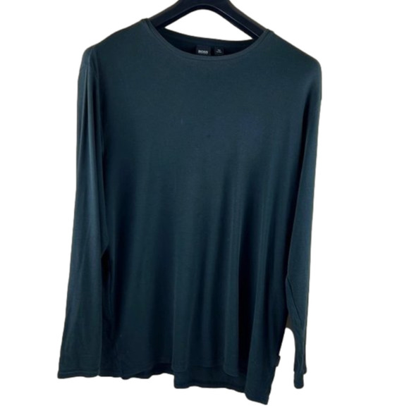 Hugo Boss Charcoal Label Long Sleeve Pull On Shirt - Picture 1 of 13